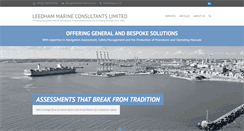 Desktop Screenshot of leedham-marine.co.uk